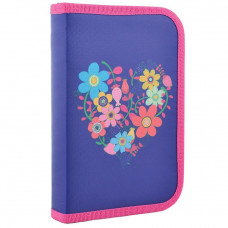 Пенал 1 Вересня Smart Flowers blue 531656