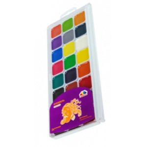 Набір акварельних фарб Гамма 24 кольорів 400106