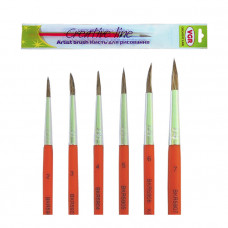 Пензель круглий VGR Колонок №6 BKR-5906