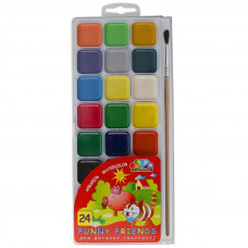 Набір акварельних фарб Гама 24 кольорів 312081