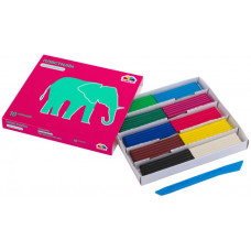 Пластилін зі стеком Гама 200 г 10 кольорів 200303