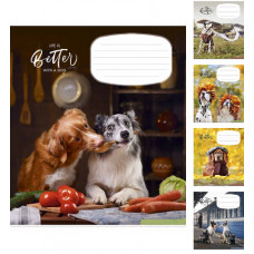 Зошит шкільний Школярик Star А5 у лінію 18 аркушів