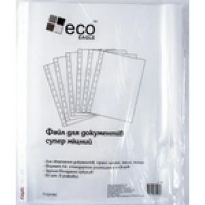 Файли Eco-Eagle А4 30 мк 100 шт TY-224