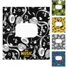 Зошит шкільний Школярик Star А5 у клітинку 18 аркушів