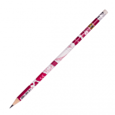 Олівець графітний з гумкою  Zibi 2301