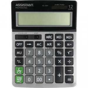 Калькулятор настільний Assistant 12р AC-2381
