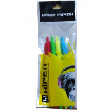 Набор масляных ручек Hiper Soft-touch HA-170-4