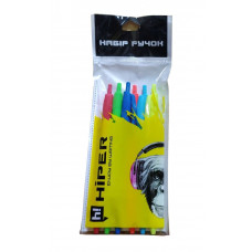 Набор масляных ручек Hiper Soft-touch HA-170-6