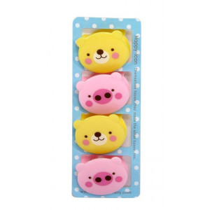 Набір прищіпок Deli Звірята 4 шт 9493E