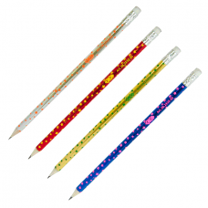 Олівець графітний з гумкою ZiBi Stars ZB.2310