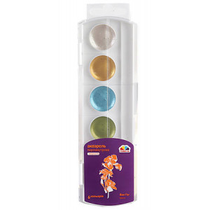 Набір акварельних фарб Гама 6 кольорів 400108