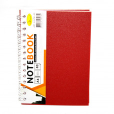 Блокнот Апельсин А6 у клітинку 40 аркушів бічна спіраль Б-БП6-40