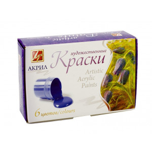 Набір акрилових фарб Луч 6 кольорів 22С1408-08