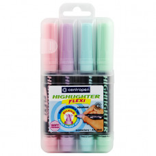 Набор маркеров для выделения текста Centropen Highlighter 8542/4