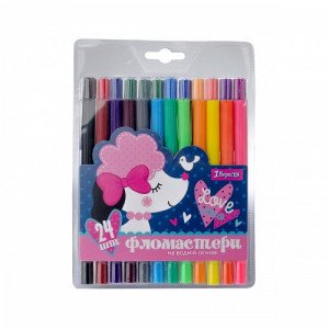 Набір фломастерів 1Вересня 24 кольори