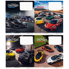 Зошит шкільний Школярик Star А5 у клітинку 12 аркушів