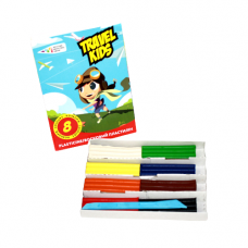 Пластилин восковой со стеком Tiki 96 г 8 цветов 331009-ТК