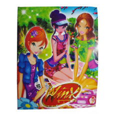 Розмальовка Слово Вінкс А4