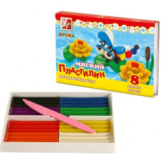 Пластилін Луч 120 г 8 кольорів 25С1551-08