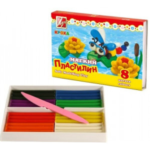 Пластилін Луч 120 г 8 кольорів 25С1551-08