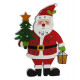 Іграшка ялинкова Pioner Санта з ялинкою h=35 см 92127-PN
