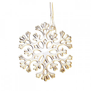 Подвеска новогодняя Снежинка 11х11 см HT-A00759S