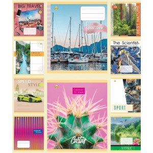 Тетрадь школьная Тетрада А5 в линию 36 листов