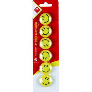 Набір магнітів Klerk Смайлик 6 шт KL60