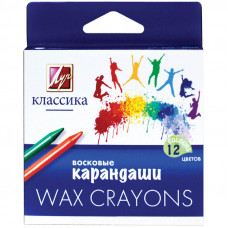 Олівці кольорові воскові Луч 12 кольорів 12С 871-08