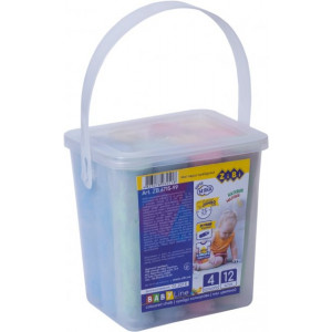 Крейда різнокольорова кругла Zibi 12 шт ZB.6715