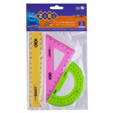 Набір для креслення Zibi 3 предмета ZB.5686