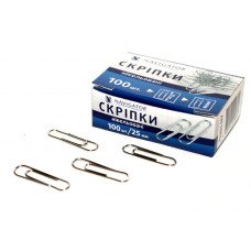 Скрепки Navigator никелированные 25 мм 100 шт 75301-NV