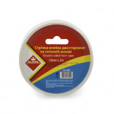Скотч Klerk двусторонний на пенной основе 18 мм х 2 м KL1626