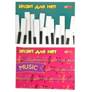 Зошит для нот Tiki А5 у лінію 12 аркушів 50221-TK