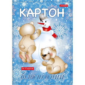 Картон білий Тетрада 10 аркушів 462165