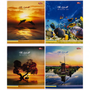 Тетрадь школьная МЗ А5 в клетку 96 листов