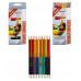 Олівці кольорові двосторонні Kite 12 шутк 054