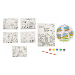 Полотно-розмальовка VGR з фарбами