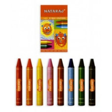 Олівці кольорові воскові Nataraj 8 кольорів 209740001