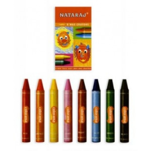 Олівці кольорові воскові Nataraj 8 кольорів 209740001