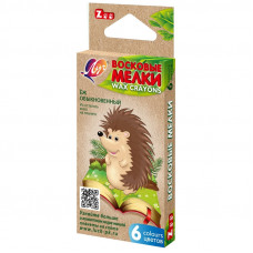 Олівці кольорові воскові Луч 6 кольорів 12С 864-08