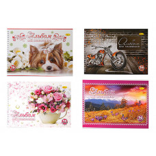 Альбом для малювання Апельсин Premium A4 36 аркушів 120 г/м2 АМ-ГП-120-36