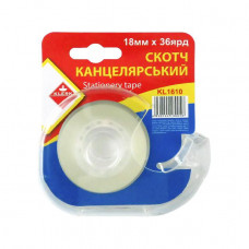 Скотч Klerk канцелярский в диспенсере 18 мм х 30 м KL1610