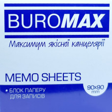 Блок бумаги для заметок Buromax не склеенный 90х90 мм 1000 листов BM.2276