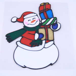 Подвеска-декорация для окон Світ Свят Снеговик CPD-6806