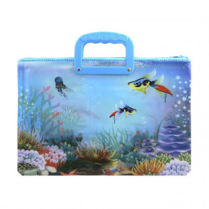 Портфель непрозорий на блискавці VGR А4