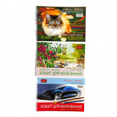Альбом для малювання Тетрада А4 100 г/м2 30 аркушів TЕ11887
