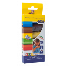 Тесто для лепки Zibi 20 г 6 цветов ZB.6253