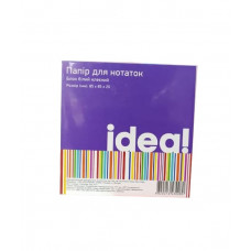 Блок паперу для нотаток Idea склеєний 85x85 мм 200 аркушів 22196