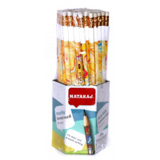 Олівець графітний з гумкою Nataraj Marble